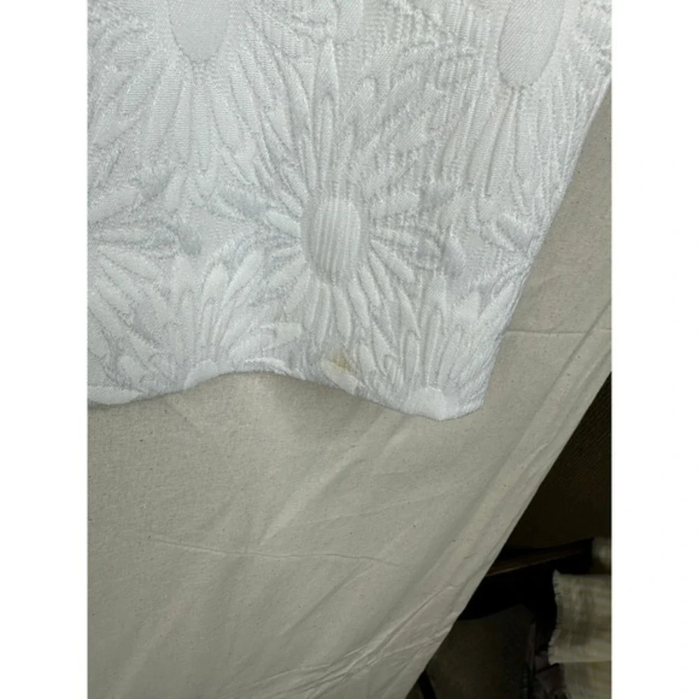 NWT Black Label By Evan Picone Women's White Skirt size‎ 16 Floral_8